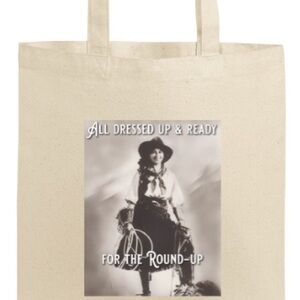 Round up girl tote bag